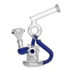 8 INCH RECYCLER WITH CREATURE EYE AT-74 Blue