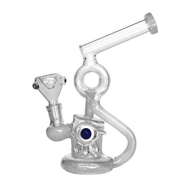 8 INCH RECYCLER WITH CREATURE EYE AT-74 Clear