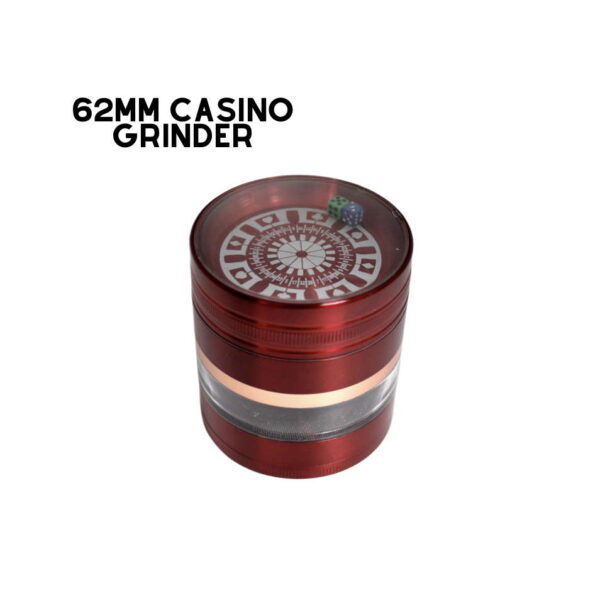 Casino Grinder, 4 Part, Size 62mm