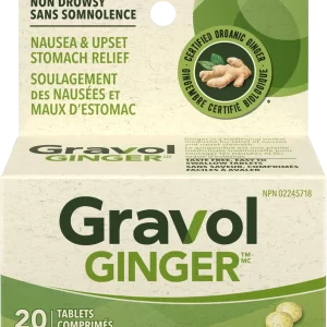 Gravol Ginger Tablets 20ct - HTH018