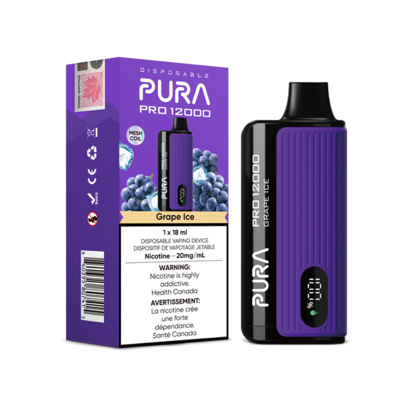 Pura Pro 12000 - Grape Ice