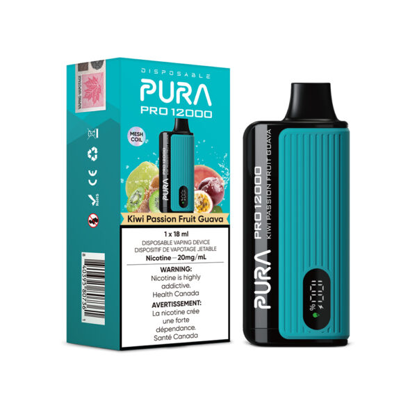 Pura Pro 12000 - Kiwi Passion Fruit Guava