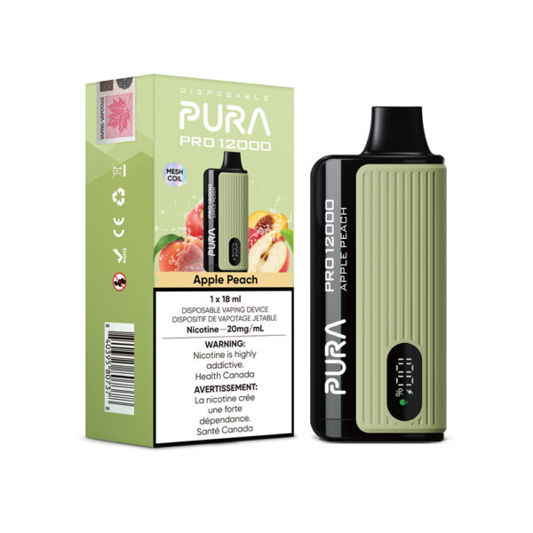 Pura Pro 12000 - Apple peach