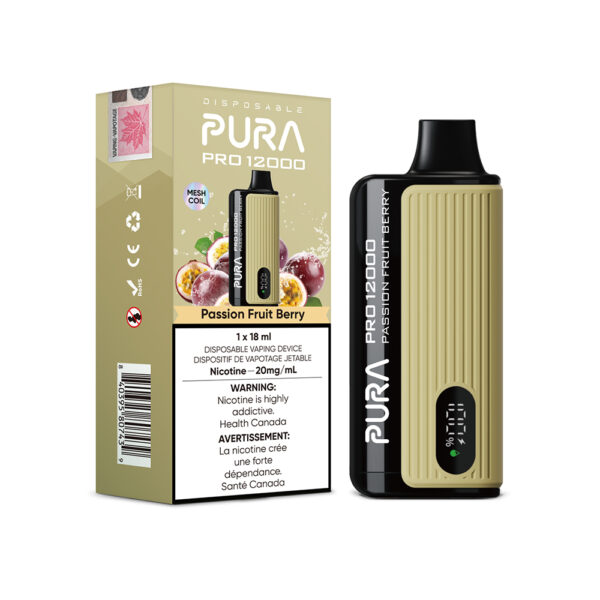 Pura Pro 12000 - Passion Fruit Berry