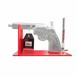 Premium Revolver Gun  Bong, Grey